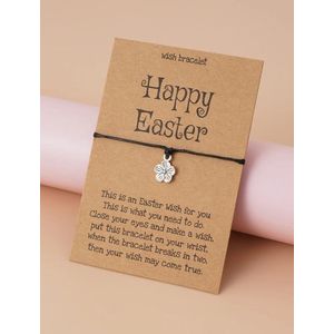 Bixorp Easter -  Leuke Armband met Paasbloem - Armband voor Pasen met Narcis / Sleutelbloem / Madelief