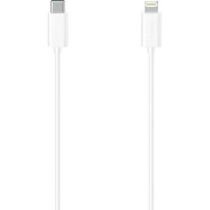 Hama USB-C naar Lightning Kabel - Oplaadkabel geschikt voor iPhone / iPad - MFI gecertificeerd - 2.4A USB 2.0 - 480Mbps - 150cm - Wit