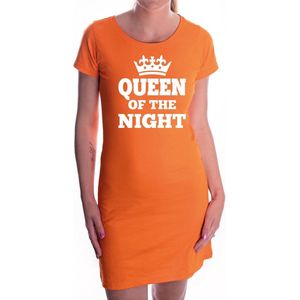 Oranje queen of the night  jurkje voor dames - Koningsdag kleding XL