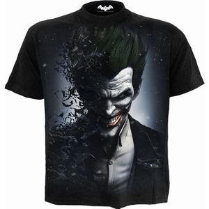 Spiral Batman Heren Tshirt -3XL- JOKER - ARKHAM ORIGINS Zwart