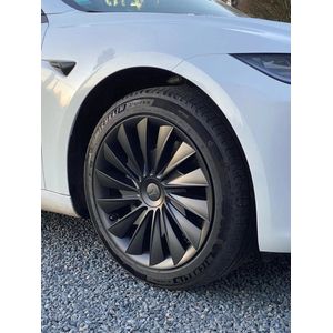 Tesla Model 3 Highland Wieldoppen 18 Inch Uberturbine Photon - Geschikt voor Originele Velgen - Exterieur Accessoires