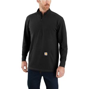 Carhartt Longsleeve Half Zip Thermal L/S T-Shirt Black-L