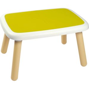 Stijlvolle design kindertafel uit de Kid meubellijn, ideaal voor binnen en buiten, voorzien van UV-stabiel kunststof en stevige tafelpoten, vanaf 18 maanden