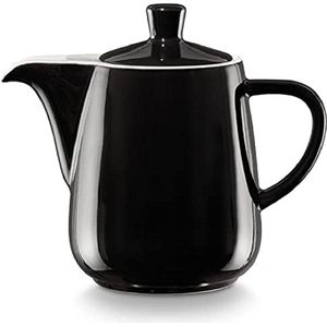 Porseleinen koffiepot, 0,6 l, zwart