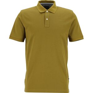 OLYMP Polo Casual - modern fit polo - olijfgroen - Maat: S