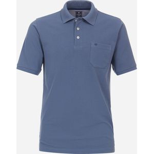 Redmond regular fit heren polo - pique - blauw - Maat: XXL