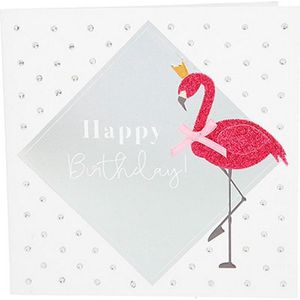 Depesche - Glamour wenskaart met de tekst ""Happy Birthday"" - mot. 030