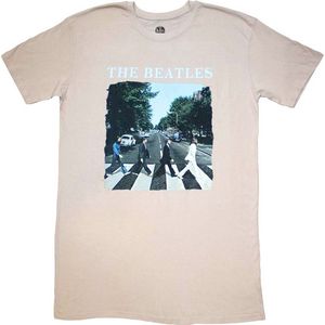 The Beatles - Abbey Road & Logo Korte jurk - M - Creme