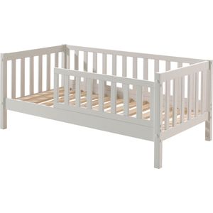 Vipack - Toddler Ledikant - Verticaal - Wit - Massief Grenenhout