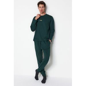 Trendyol TMNAW22PT0754 Volwassenen Mannen - Groen - L