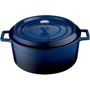 Lava Gietijzeren Braadpan Ø28 Blauw - CombiSteel 7013.2905 - Horeca & Professioneel