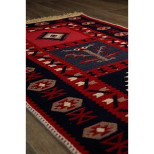 Tapijt Tunis - Vloerkleed 60X90 - Carpet- Dubbelzijdig- Kelim