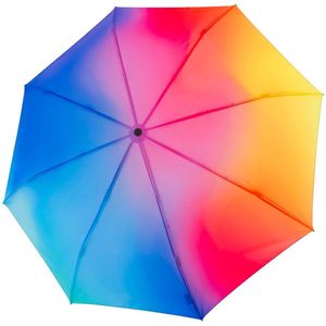 Knirps Paraplu A.200 Medium Duomatic Rainbow Veelkleurig