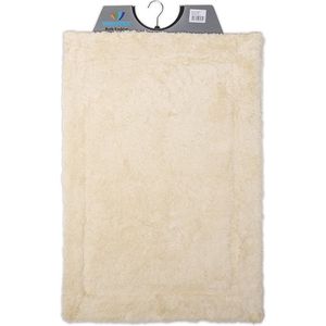 Wicotex - Badmat Creme - Antislip onderkant - Afmeting 60x90cm