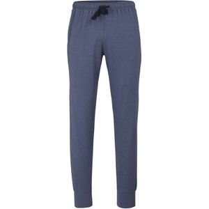 Ceceba heren pyjama- of loungebroek - donkerblauw melange - Maat: 6XL
