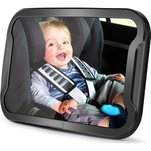 Baby-autospiegel - onbreekbaar - 360 graden verstelbaar - achterzitspiegel - veiligheid - hoofdsteunen