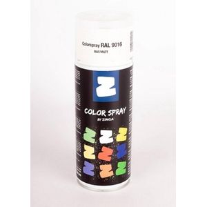 Zinga Color Spray verf -  coating - RAL  9016  Wit  400 ml mat
