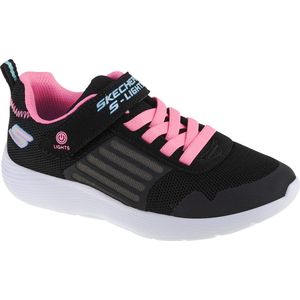 Skechers Dyna-Lights 20268L-BKPK, voor een jongen, Zwart, Sneakers,Sportschoenen, maat: 27,5