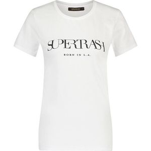 Supertrash - T-Shirt - T Shirt Dames - Wit - Maat S