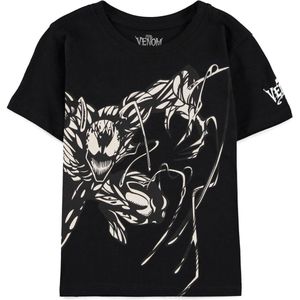 Marvel SpiderMan - Venom Kinder T-shirt - Kids 134 - Zwart