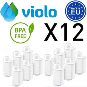 12x VIOLO waterfilter voor SIEMENS BOSCH koffiemachines, filtervervanging 12 stuks