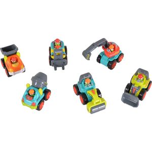 Hola Toys Super Construction 6 stuks Speelgoed Auto 111223