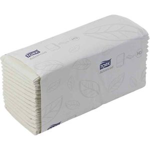 Voordeelverpakking 4 X Tork C-vouw handdoekjes wit H3, 20x70st (290275)