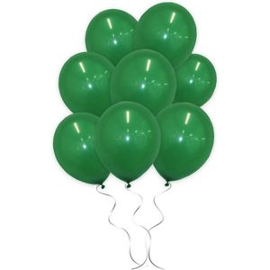 LUQ - Luxe Donker Groene Helium Ballonnen - 25 stuks - Verjaardag Versiering - Decoratie - Feest Latex Ballon Donker Groen