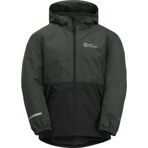 Jack Wolfskin SNOWY DAYS JACKET K Jongens Outdoorjas - slate green/black - Maat 164