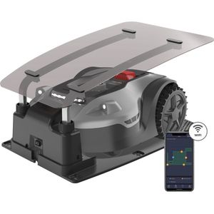 Zoef Robot - Robotmaaier Hans 2000m² met afdekkap - Robotgrasmaaier met Robotgrasmaaier met Super Wifi en App - Grasmaaier - Robotmaaier - Ultrasonisch obstakelherkenning