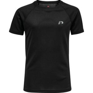 Newline Core Running T-Shirt kinderen - sportshirts - zwart - maat 128
