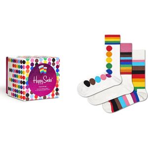 Happy Socks Pride Socks Gift Set (3-pack) - regenboog sokken - Unisex - Maat: 36-40