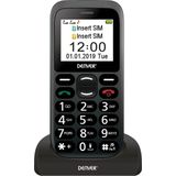Denver BAS-18300M - GSM - Senioren mobiele telefoon - 2G - SOS knop - Oplaadstation - Simlock vrij