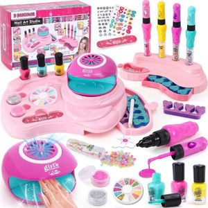BIRONY® Nagelstudio Meisjes - Nagelstudio Kinderen - Nagellak Kinderen - Manicure Set - Pedicuresets - Manicureset - Speelgoed Meisjes - Knutselen Meisjes - Nagellak Set Meisjes - Nagelset - Kinder Nagellak - Knutselpakket Meisjes - Nageldroger