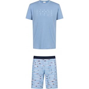 Mey Pyjama Blauw XL
