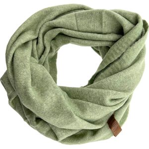 LOT83 Colsjaal Lola - Omslagdoek - Col - Ronde sjaal - Licht groen - 1 Size fits all
