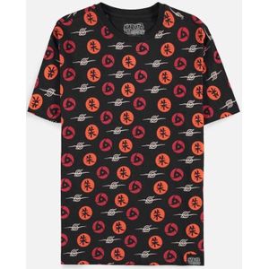 Naruto - Symbols Heren T-shirt - XL - Multicolours