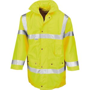 Jas Unisex S Result Lange mouw Fluorescent Yellow 100% Polyester