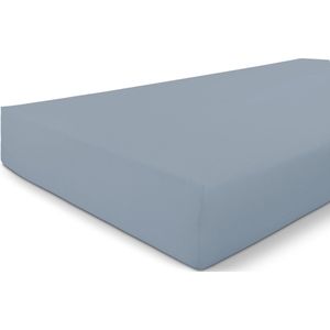 Walra Jersey Hoeslaken - Hoeslaken 180x200 - 100% Katoen - Blauw