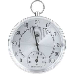 Hygrometer Thermometer 2 in 1 voor Binnen en Buiten - Temperatuur- en Vochtigheidsmeter
