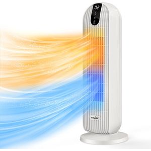 Seastone - Elektrische Kachel 2000 Watt - Keramische Witte Kachelventilator - Electrische Kachel - Verwarming Elektrisch - Koel Ventilator - Heater - Ventilatorkachel met timerfunctie