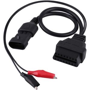 1pcs Adapter Cable, 3 Pin to 16 Pin OBD2 Adapter Connector Diagnostic Cable Auto Repair Equipment