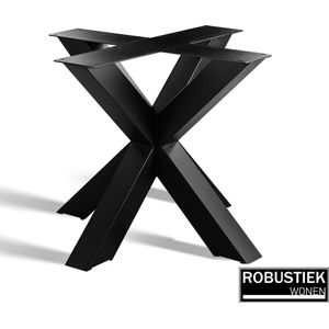 Stalen Matrix Poot 80x80 cm- Stalen Onderstellen - Spinpoot - Dubbele Kruispoot - 3D Matrix - 100% Nederlandse Kwaliteit