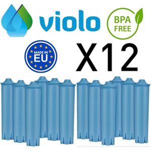 12x VIOLO waterfilter voor Jura koffiemachines - vervanging voor het Jura Claris Blue filter 12 stuks