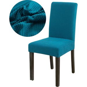 Winkrs | Stoelhoes Turquoise | Meubilair, eetkamerstoel, stoelhoezen - Badstof hoes voor stoel