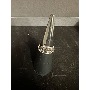 zilverkleurige ring met kriebels | Moederdag | Verjaardagscadeau| Cadeautje| Valentijnsdag| Kado | sieraden | vaderdag | oorbellen | oorsieraden | ring