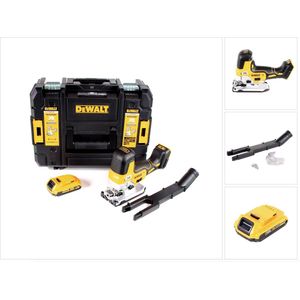 DeWalt DCS 335 NT accudecoupeerzaag 18V + 1x accu 2.0 Ah in TSTAK - zonder oplader