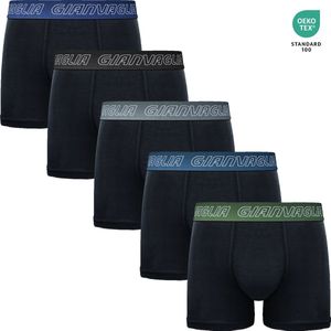 5 PACK Boxershort Heren | Katoen | Maat XXL | Zwart | Ondergoed Heren | Onderbroeken Heren |