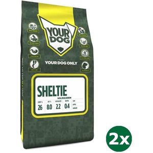 2x3 kg Yourdog sheltie volwassen hondenvoer