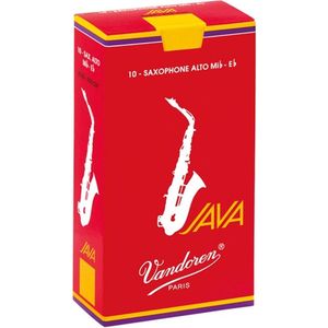 Vandoren Alt Saxofoon JAVA Red Rieten - 10 Stuks Verpakking - Dikte 3.0